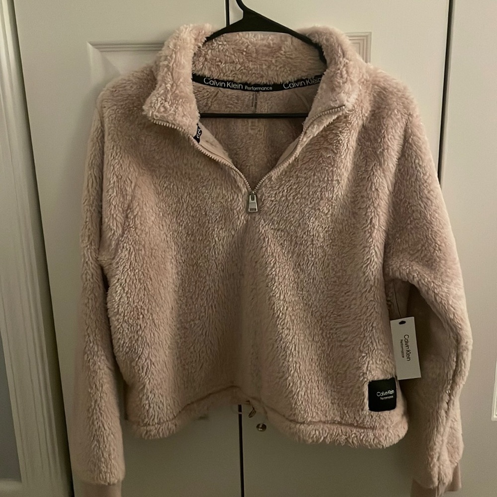 Dark Pink Calvin Klein Performance Sweatshirt
